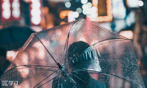 雨天正能量勵志語錄